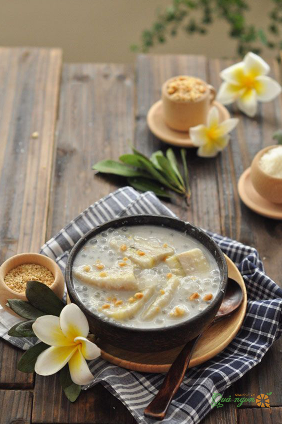 Cách nấu chè chuối nước cốt dừa