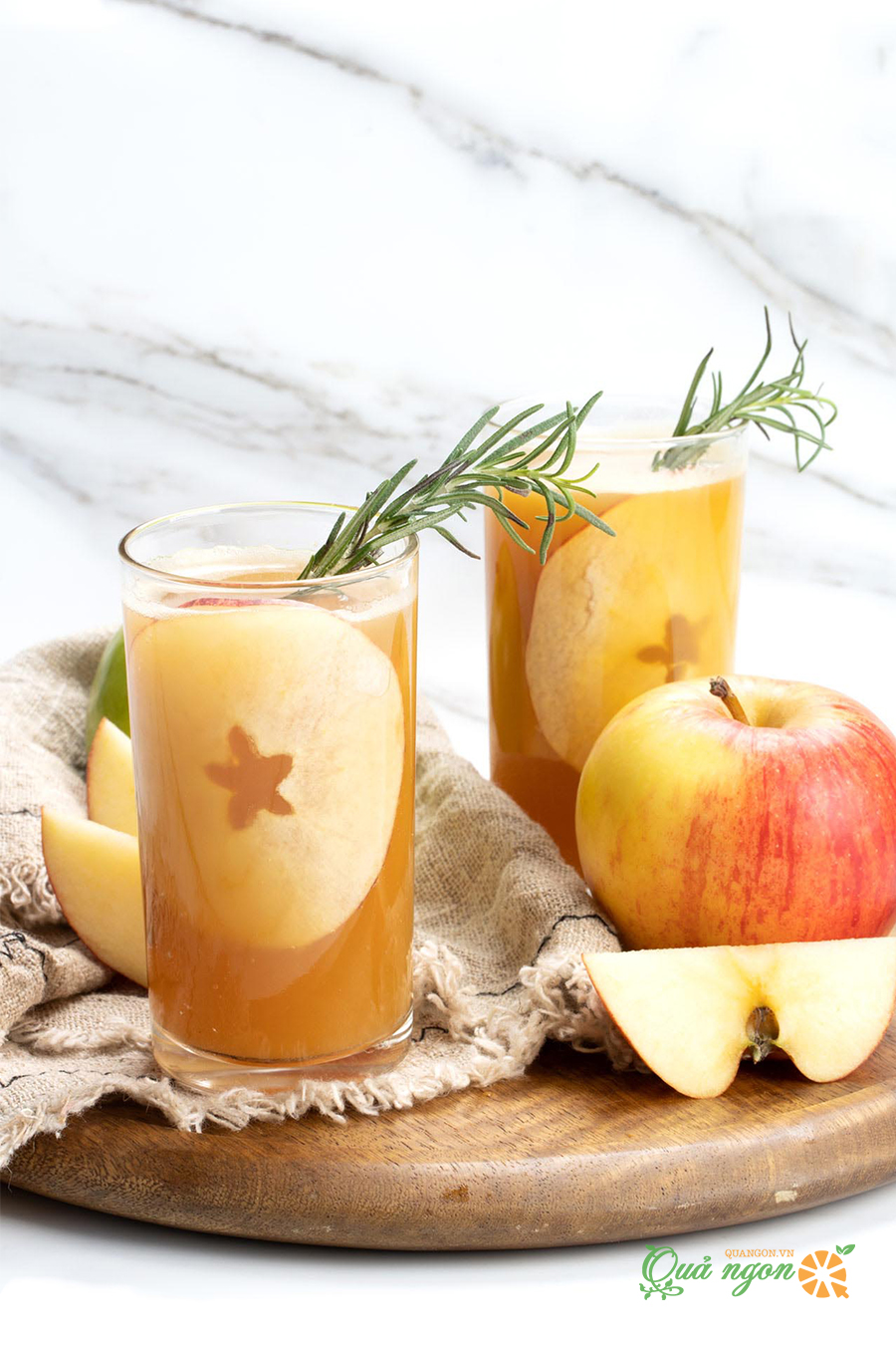Công thức làm nước ép táo không đường