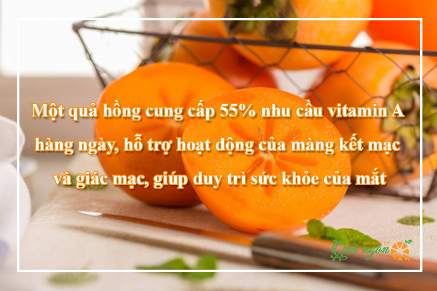 Lợi ích sức khỏe của quả hồng