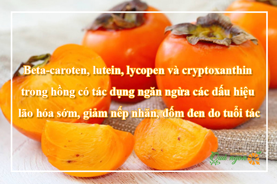 Lợi ích sức khỏe của quả hồng