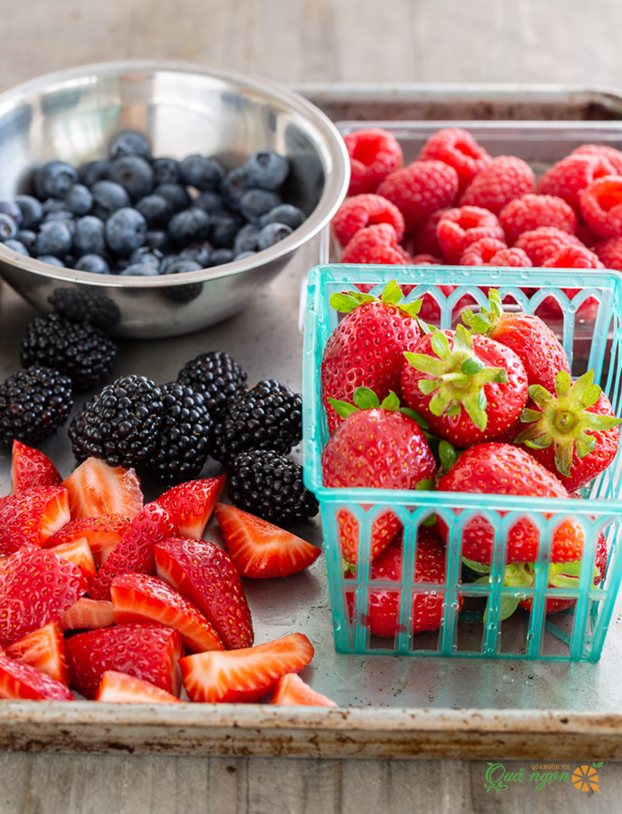 Các loại trái cây mọng nước berry
