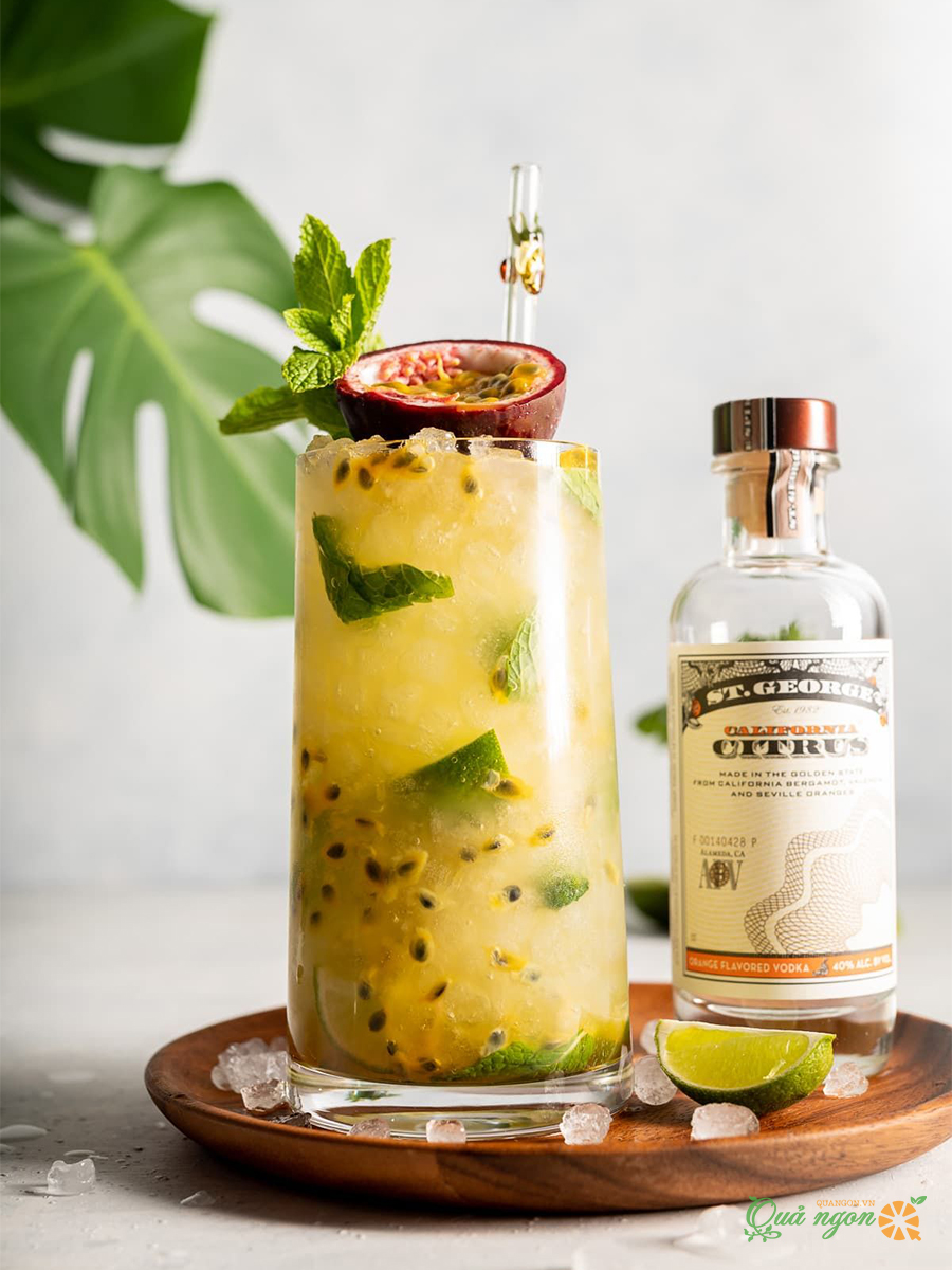 Công thức Cocktail Vodka Soda Chanh dây