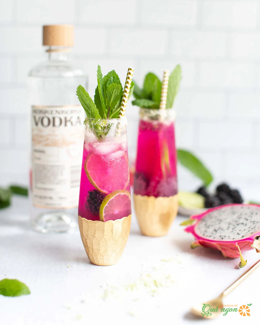 Công thức pha chế cocktail thanh long đỏ